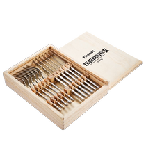 (Self-operated) Flumot Steak Cutlery Knife and Fork High-end Western Cutlery Cutlery Full Set Household Stainless Steel