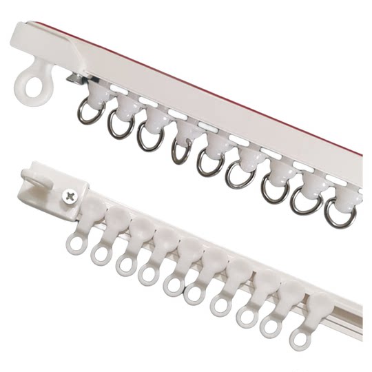 Lochfreie, leise Vorhangschiene | Tausende Menschen sammeln es