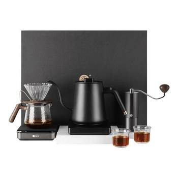 Hero Zhenxiang Edition ຫມໍ້ກາເຟ Hand-brewed Set Box Grinder Hand-brewed Filter Cup Temperature Control Pot Hand-brewed Coffee Set