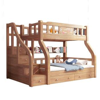 Bunk bed, thickened and bold children's alphabet bed