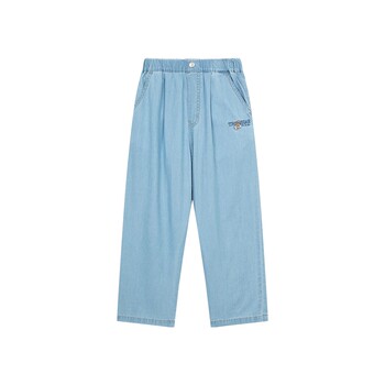 Teenieweenie kids bear ຊຸດເດັກນ້ອຍ summer 26th new boys simple tencel blended jeans