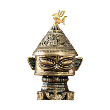 Sanxingdui zongmu creative alloy ເຕົາເຜົາທູບຂະຫນາດນ້ອຍ