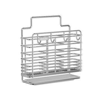 High-quality stainless steel chopstick barrel wall-mounted storage box chopstick basket kitchen chopstick cage household quick spoon storage rack