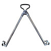 All metal portable camper trailer bar