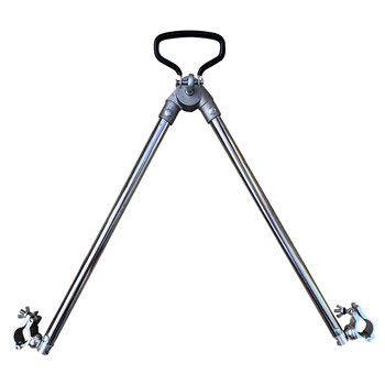 All metal portable camper trailer bar