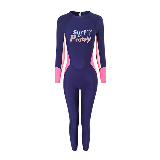 2025 new one-piece swimsuit women's summer long-sleeved trousers