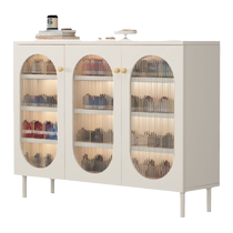 Senzong rattan shoe cabinet simple doorway large capacity household wall-mounted entrance all-in-one storage cabinet into indoor shoe rack