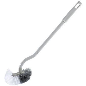 Dead angle toilet brush cleaning brush with base
