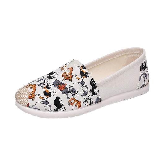 Old Beijing cloth shoes casual style soft sole shoes breathable and anti-slip