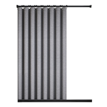 Magnetic shower curtain bathroom bathroom waterproof and mildew-proof cloth curtain shower partition curtain toilet high-end dry and wet separation