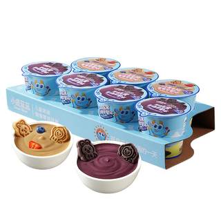 Fawn blue breakfast cup biscuits nutritious and healthy breakfast