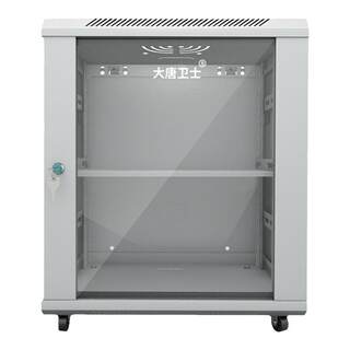 大唐卫士12U网络机柜G35012服务器柜42U19U24U32U1米1.2米2米弱电机柜白色19英寸标准弱电交换机功放机架