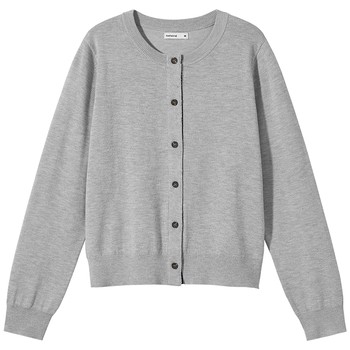 Hot wind 2026 spring women's basic knitted cardigan