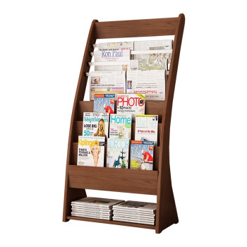 Wooden newspaper rack newspaper rack books and newspaper rack storage promotion