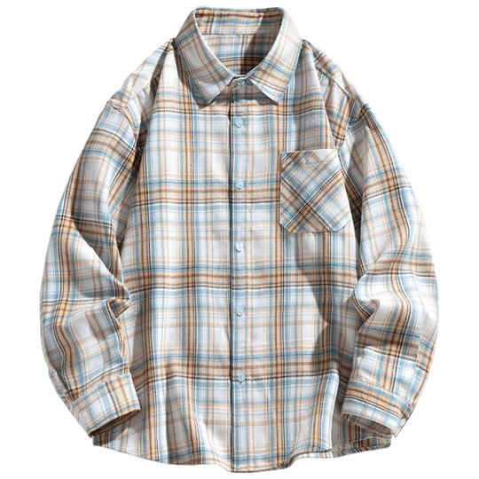 Huili long-sleeved shirt jacket for men in spring and autumn