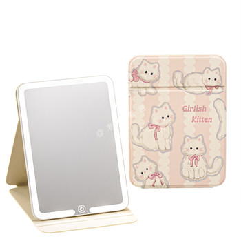 Cartoon led makeup mirror with light