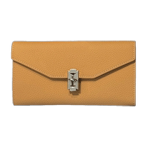 2023 Spring new high face value long style hand hold wallet large capacity to put mobile phone soft cow leather big money clip card bag tide