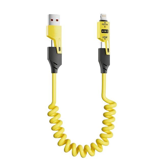 Carplay data cable fast charging spring telescopic Carplay data cable fast charging spring telescopic