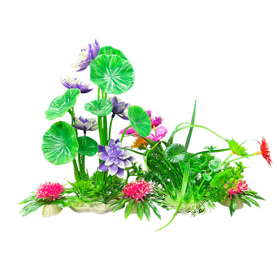 Fish tank landscaping simulated aquatic plants aquarium decoration