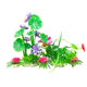 Fish tank landscaping simulated aquatic plants aquarium decoration