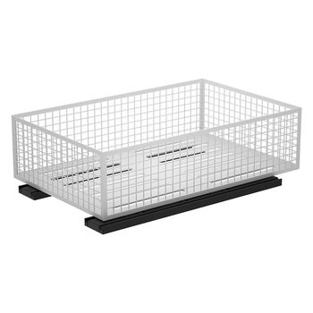 New grid storage basket cabinet storage basket debris storage basket custom kitchen wardrobe drawer track pull basket