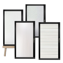 (No shadow) Simulated Venetian Blinds Blackout 2024 New Bathroom Bathroom Anti-Peeping Anti-Lighting No Punching