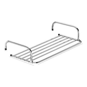 Dormitory bedside clothes hanging hanger dormitory bedside clothes retractable storage rack without punching multi-functional clothes drying storage rack