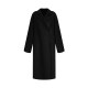 UNSPOKEN notch lapel wool coat