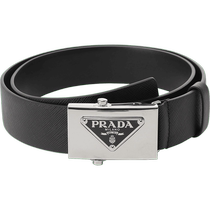 (Self-operated) Second-hand 99 new unused Prada PRADA mens leather non-cuttable belt belt