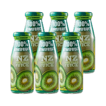 New Zealand imported Xian Guoran 100% NFC green heart kiwi juice drink 180ml × 6 bottles of fresh fruit cold pressing