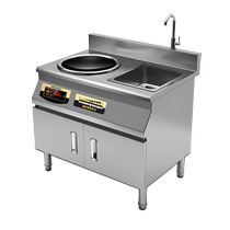 Induction cooker commercial high-power 5000W cabinet-type single-head frying stove restaurant 8000W large pot stove concave electromagnetic stove