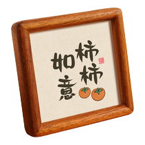 Persimmon Ruyi Calligraphie Calligraphie Calligraphie et calligraphie Calligraphie et peinture Bureau de la maison Bureau Décoratif Swing Table Vivre-chambre à coucher Bureau Pendulum Pieces