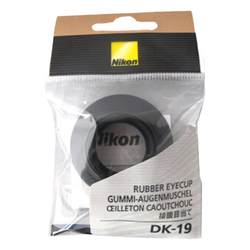 DK-17 시리즈 용 Nikon Original DK-19 Circular Viewfinder 고무 아이 마스크