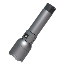 Deli strong light ultra-bright flashlight USB rechargeable zoom long-range P50 bright multi-functional night riding waterproof outdoor