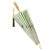 Bi Liufu oil-paper umbrella rain or shine rainproof sunscreen intangible cultural heritage handmade national style tung oil old umbrella tasteless ancient style umbrella