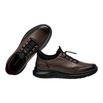 Montagut sports casual first-layer cowhide genuine leather shoes