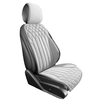 Car seat cushion for all seasons suede leather small waist high-end seat cushion suede latex half-pack seat cover seat cushion