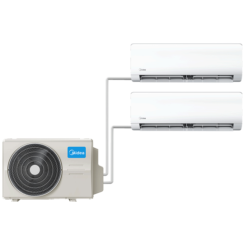 Midea one-to-two hanging air conditioner 2 central air conditioners