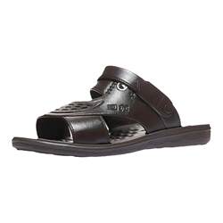 Pull back sandals ເກີບຜູ້ຊາຍ 2024 ລະດູຮ້ອນໃຫມ່ຂອງຜູ້ຊາຍກິລາຫາດຊາຍເກີບສອງສວມໃສ່ກາງອາຍຸພໍ່ slippers ແບບຜູ້ຊາຍ