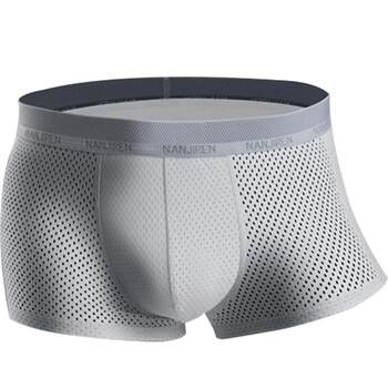 ຕາຫນ່າງ breathable ຜູ້ຊາຍ underwear ຜູ້ຊາຍ antibacterial crotch antarctic