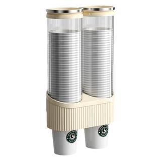 一次性杯子取杯器壁挂式饮水机旁高级放纸杯架水杯收纳吧台置物架