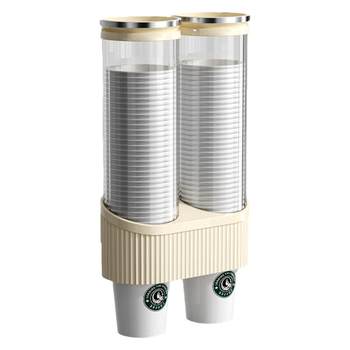 Disposable cup collector wall-mounted paper cup holder