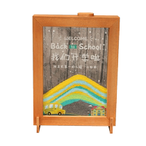 Creative quicksand painting for the beginning of the school year wish sign photo frame kindergarten sand signature board customized ritual gift