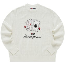 ເສື້ອກັນໜາວຜູ້ຍິງ FILA 2022 Spring Fashionable Sports Casual Comfortable Knitted Sweater for Women