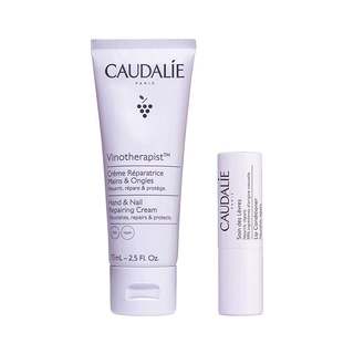Caudalie grape seed hand cream + lip balm nourishing, moisturizing, gentle and non-sticky