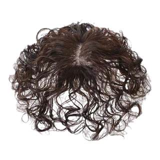 Wool curly natural seamless fluffy wig