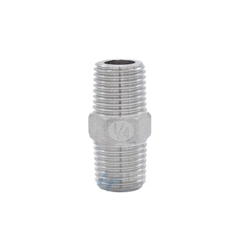 Stainless steel hexagonal outer wire double-headed outer thread pair