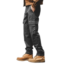 American retro workwear pants for men in autumn 2024 new straight-leg trousers urban outdoor commuting mens casual pants