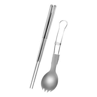 Nosko pure titanium tableware is ultra-light, portable and easy to store