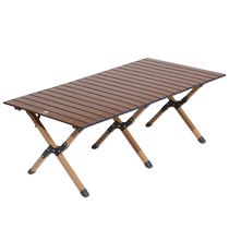 Camel Outdoor Egg Roll Table Camping Table And Chairs Wild Camp Equipment Supplies Full Set Table Camping Picnic Fold Table Suit